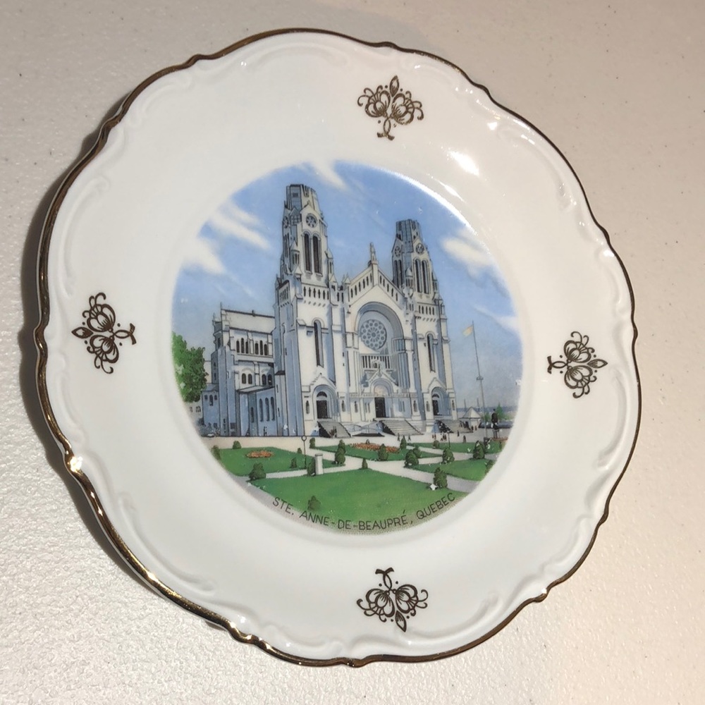 Mitterteich Bavaria Germany STE.Anne-De-Beaupre, Quebec, Canada Plate